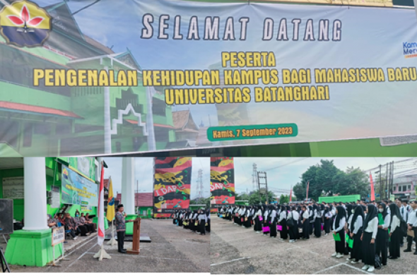 Universitas Batanghari Melaksanakan PKKMB Mahasiswa Baru TA. 2023/2024