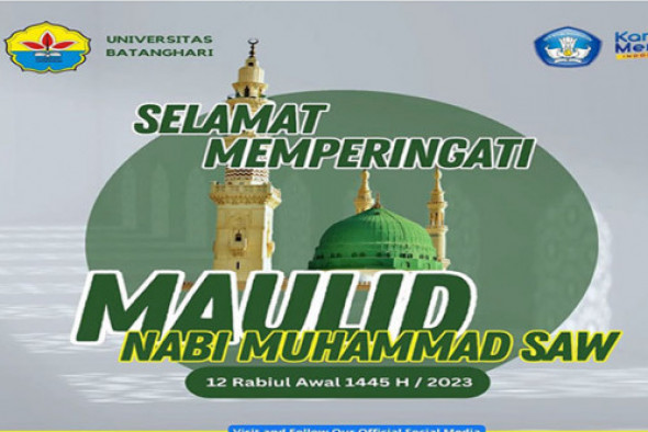 Selamat Memperingati Maulid Nabi Muhammad SAW 12 Rabiul Awal 1445 H /2023 M